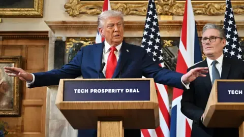 Donald Trump Suggests Starmer Might Employ Military to Control UK Frontiers