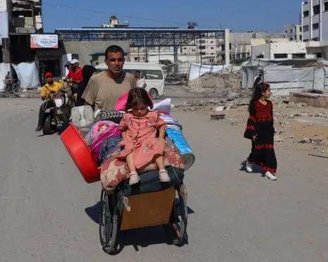Fleeing away from Peril to Death: Gaza Civilians Grapple with Dire Decision